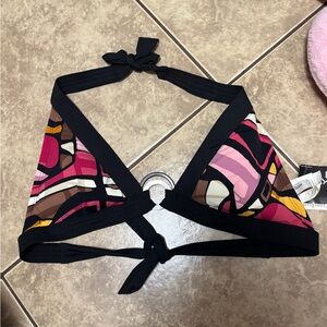 NWT Perry Ellis Y2K Padded Bikini Top Size Medium